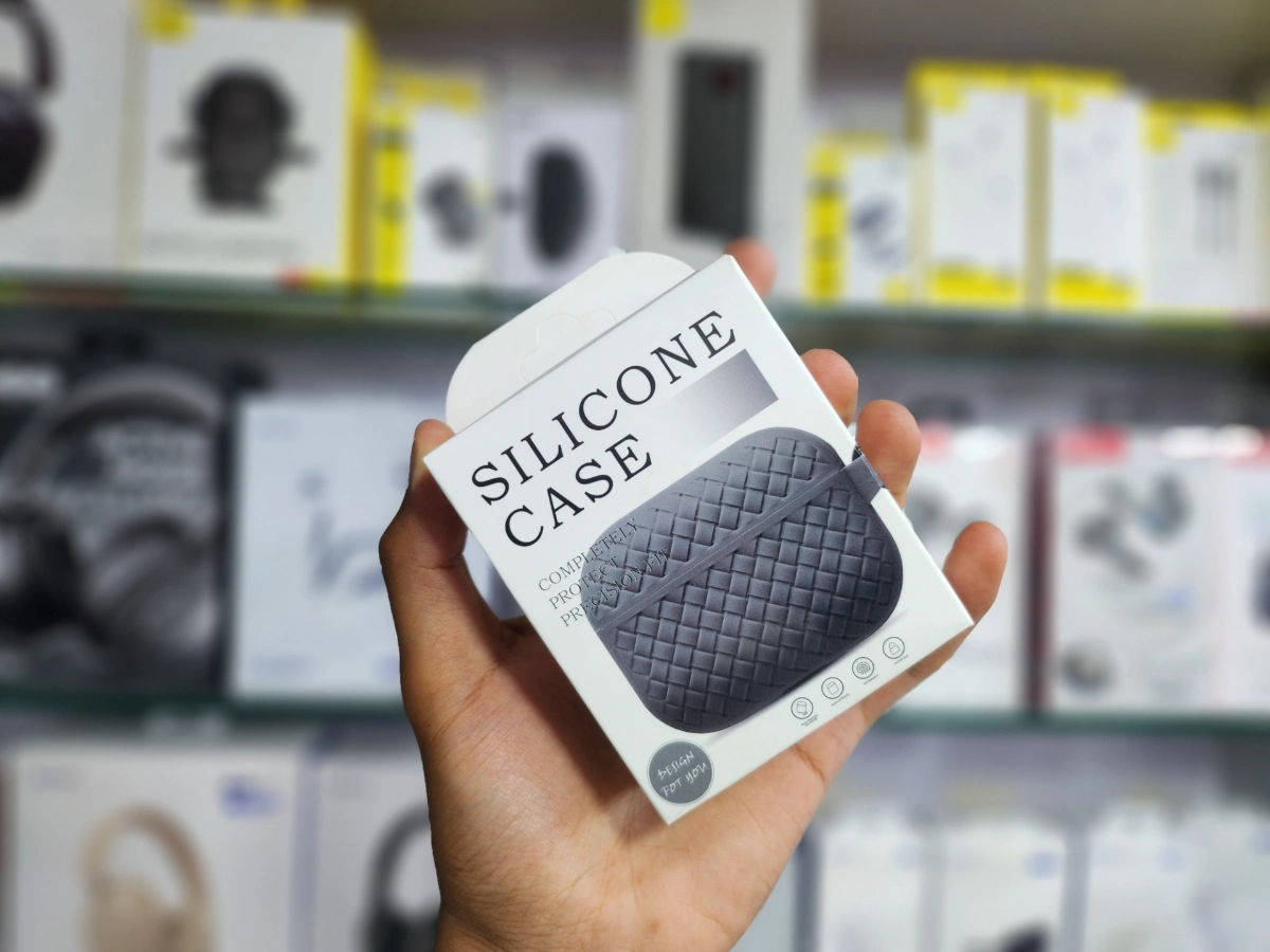 Apple Airpods Pro Woven Pattern Silicone Case — Box Packed